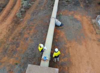 Inspection of Water Pipeline in outback South Australia — Water Management in Auckland, NZ